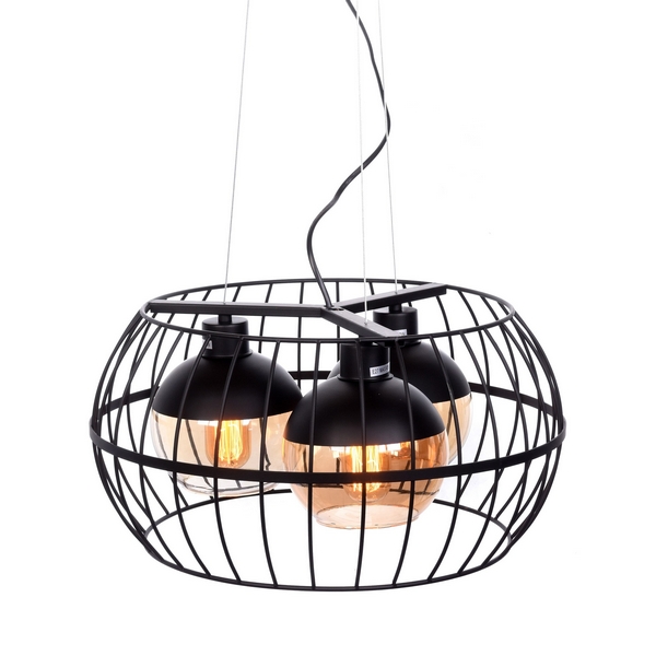 

Подвесной светильник LDP 11765-3 BK Lumina Deco Optis, Черный, Optis LDP 11765-3 BK