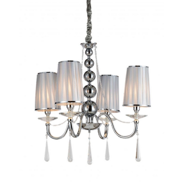 

Подвесная люстра LDP 1200-4 CHR Lumina Deco Fabione, Fabione LDP 1200-4 CHR