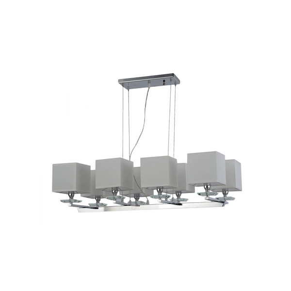 

Подвесная люстра LDP 1248-8 WT Lumina Deco Fianelo, Белый, Fianelo LDP 1248-8 WT