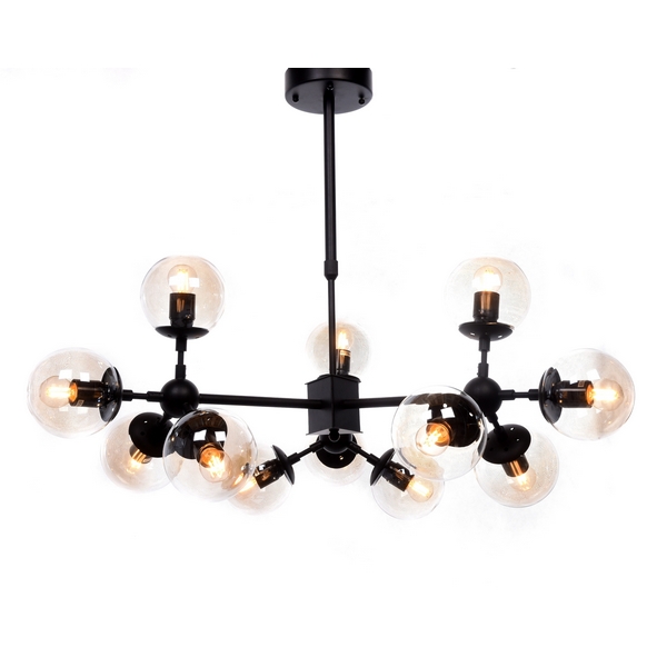 

Потолочная люстра LDP 160-12 BK Lumina Deco Zodiak, Zodiak LDP 160-12 BK