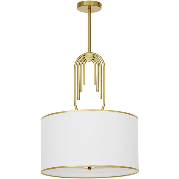 

Потолочная люстра на штанге Lumina Deco Zanetti LDP 5522-3 WT+MD, Белый, Zanetti LDP 5522-3 WT+MD