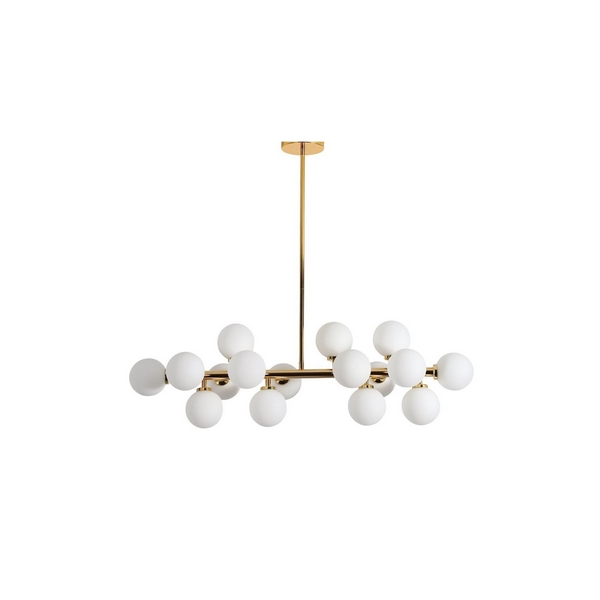 

Потолочная люстра молекулы светодиодная LDP 6033-16 GD Lumina Deco Marsiada, Золото, Marsiada LDP 6033-16 GD