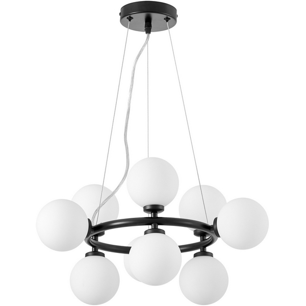 

Подвесной светильник молекулы Lumina Deco Marsiada LDP 6033-9 BK, Белый, Marsiada LDP 6033-9 BK