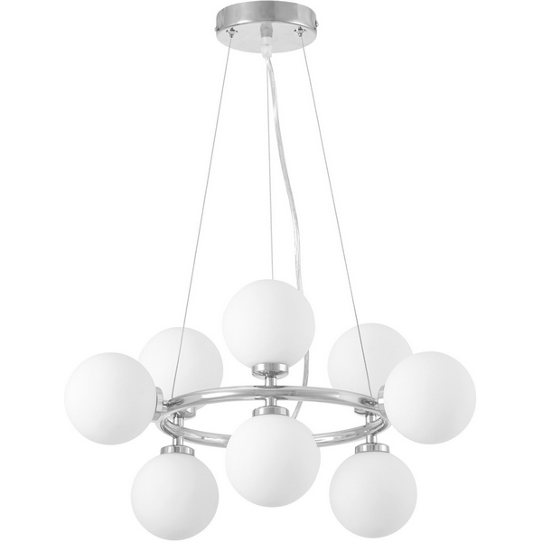 

Подвесной светильник Lumina Deco Marsiada LDP 6033-9 CHR, Белый, Marsiada LDP 6033-9 CHR