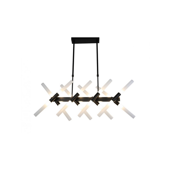 

Потолочная люстра светодиодная LDP 6036-16 BK Lumina Deco Alford, Alford LDP 6036-16 BK