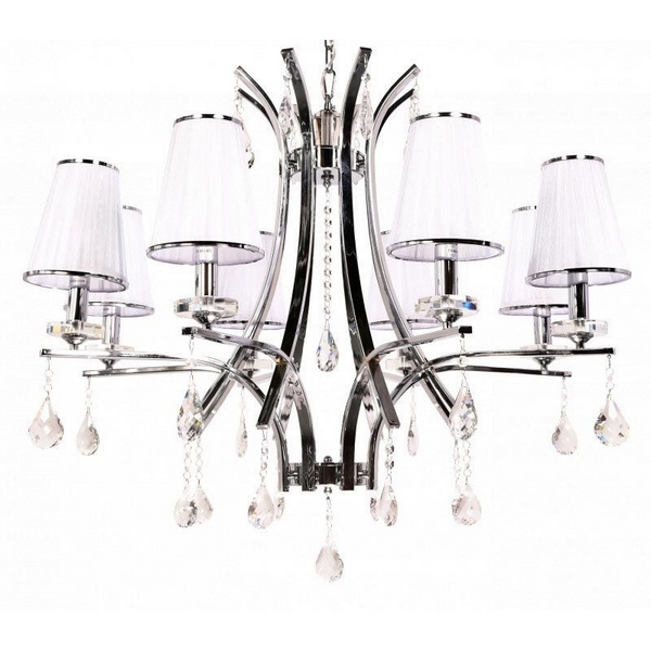 

Подвесная люстра LDP 66247-8 WT+CHR Lumina Deco Glamour, Glamour LDP 66247-8 WT+CHR