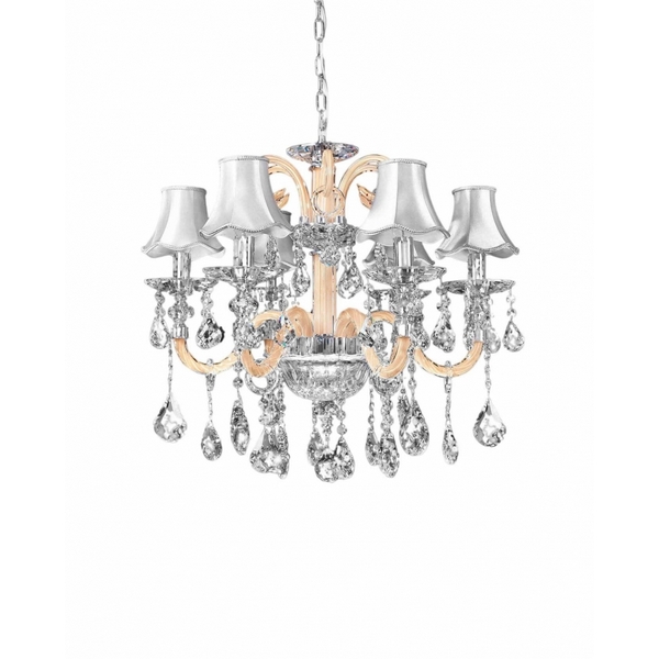 

Подвесная люстра LDP 66249-6 WT Lumina Deco Denica, Denica LDP 66249-6 WT