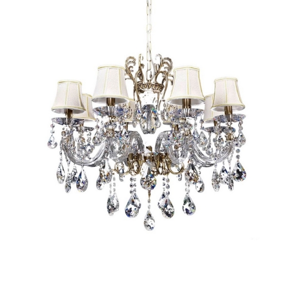 

Подвесная люстра хрустальная Bianca LDP 66251-8 (Lumina Deco), Белый, BIANCA LDP 66251-8
