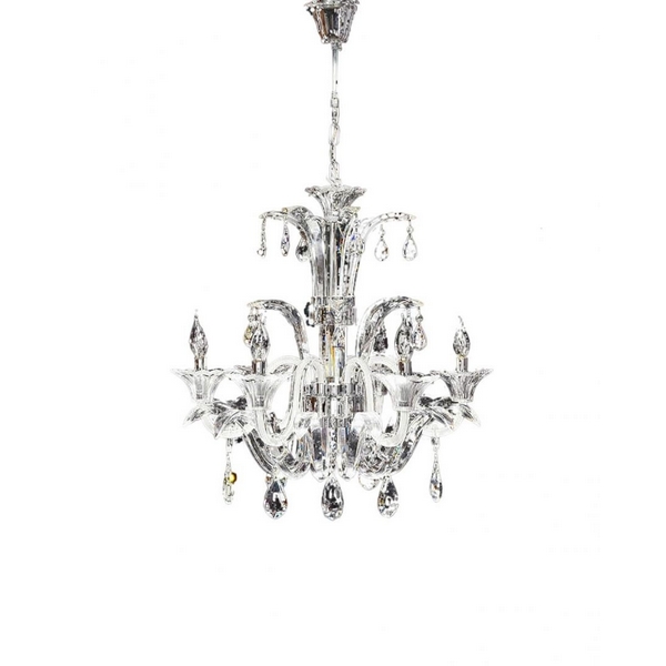 

Подвесная люстра хрустальная LDP 66980-6 (Lumina Deco), Хром, LDP 66980-6