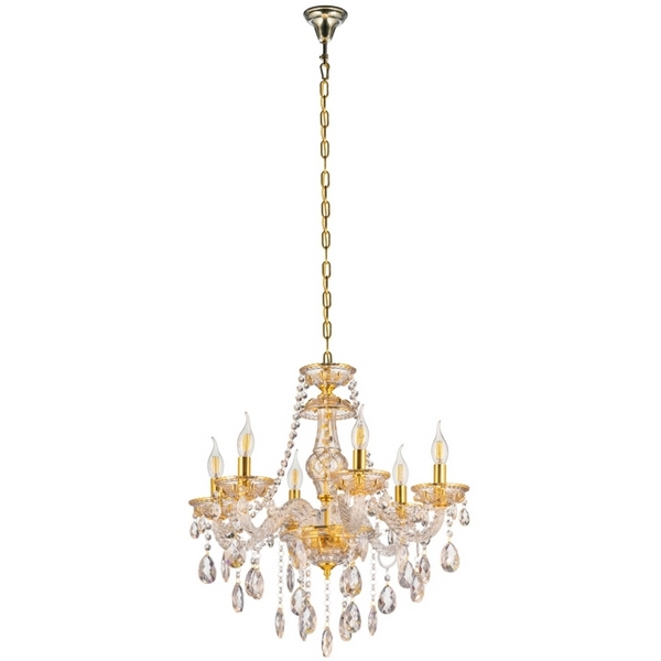 

Подвесная люстра LDP 7025-6 GD Lumina Deco, LDP 7025-6 GD