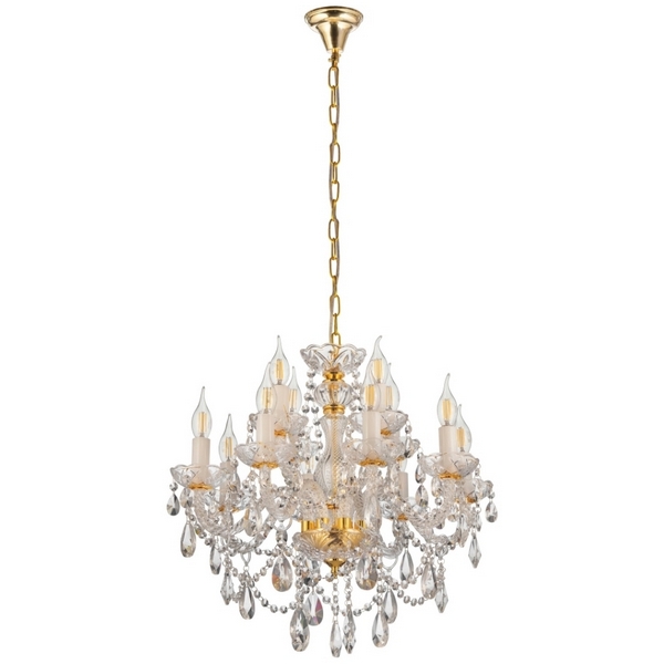 

Подвесная люстра LDP 7026-8+4 SL+GD Lumina Deco, LDP 7026-8+4 SL+GD