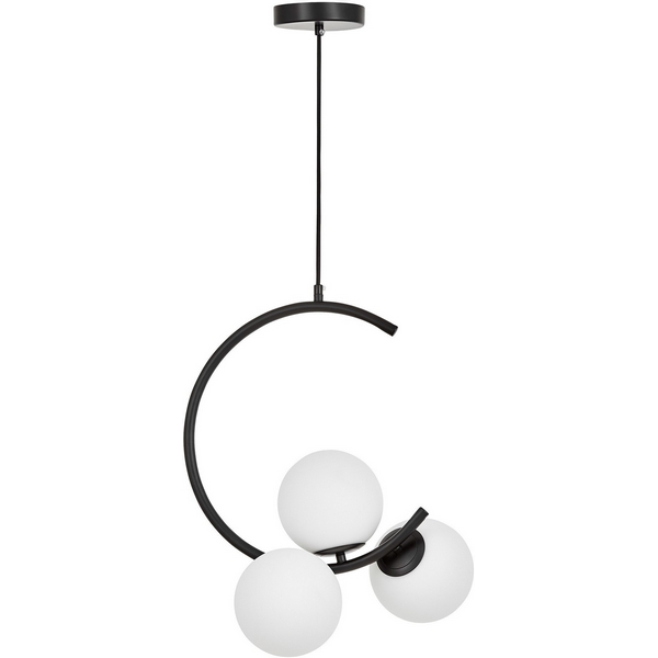 

Подвесной светильник Lumina Deco Bonio LDP 7031-3 BK, Белый, Bonio LDP 7031-3 BK