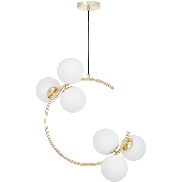 

Подвесной светильник Lumina Deco Bonio LDP 7031-6 F.GD шарики, Белый, Bonio LDP 7031-6 F.GD