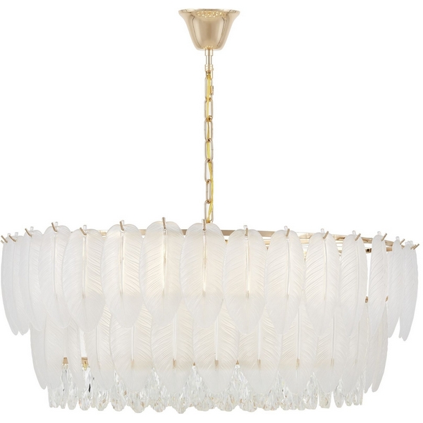 

Подвесная люстра Lumina Deco Cavalini LDP 7040-800 F.GD, Белый, Cavalini LDP 7040-800 F.GD