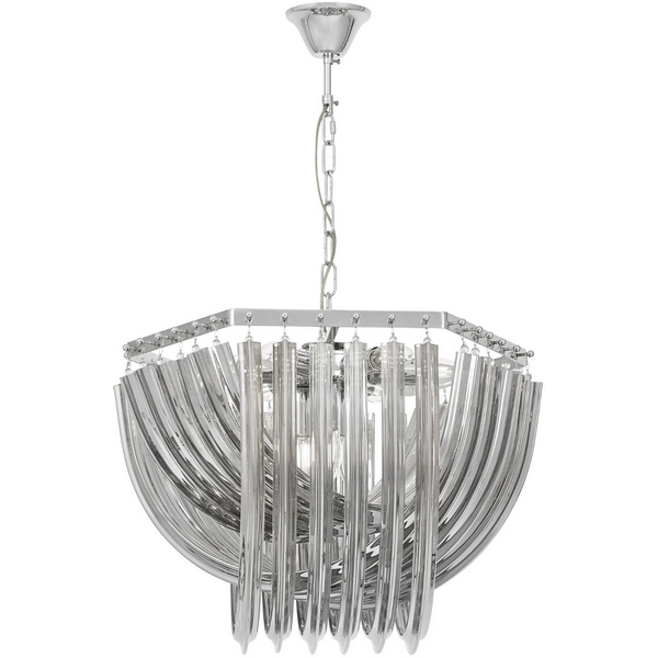 

Подвесная люстра Lumina Deco Boscone LDP 7044-550 CHR+GY, Дымчатый, Boscone LDP 7044-550 CHR+GY