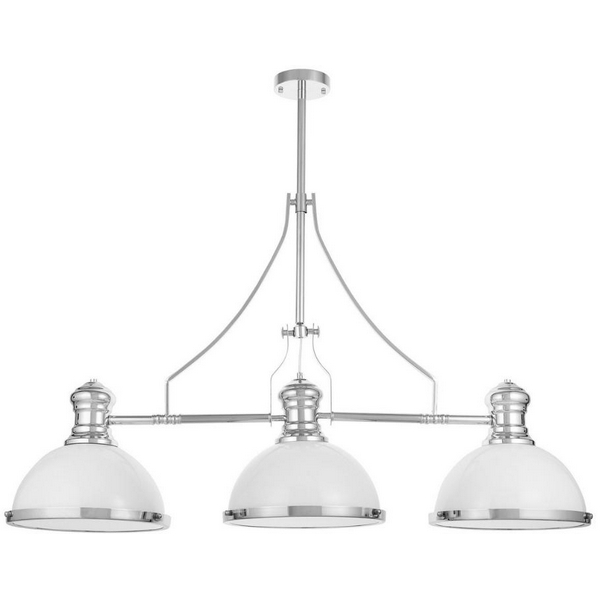 

Потолочный светильник LDP 710-3 WT+CHR Lumina Deco, Белый;хром, LDP 710-3 WT+CHR