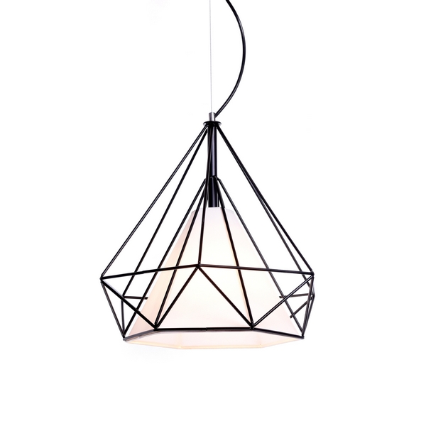 

Подвесной светильник Forti LDP 7921 BK (Lumina Deco), Черно-белый, Forti LDP 7921 BK