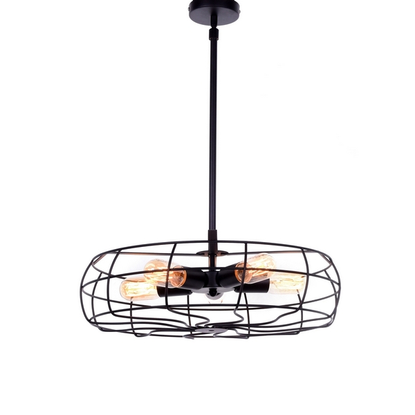 

Потолочная люстра Nino LDP 8008 BK (Lumina Deco), Черный, Nino LDP 8008 BK