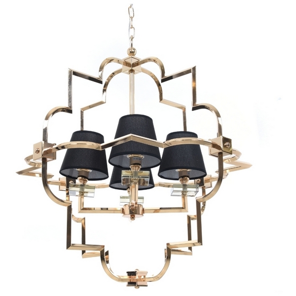 

Подвесная люстра LDP 8020-4 GD+BK Lumina Deco, LDP 8020-4 GD+BK