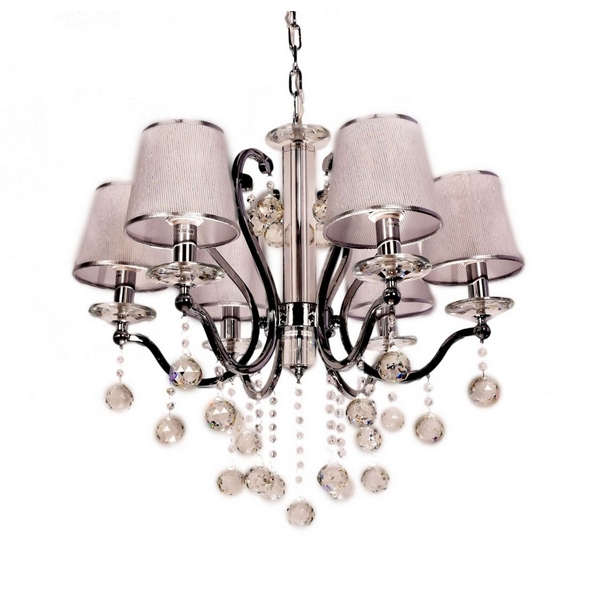 

Подвесная люстра LDP 8033-6 SL Lumina Deco Bellisica, Bellisica LDP 8033-6 SL