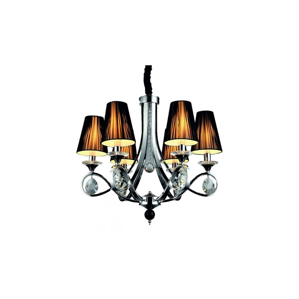 

Подвесная люстра LDP 8903-6 Lumina Deco Negrio, Negrio LDP 8903-6