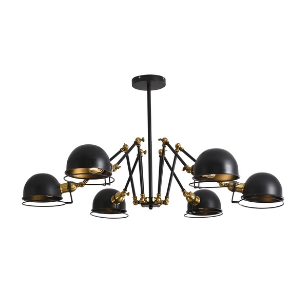 

Потолочная люстра LDP D015-6 BK Lumina Deco Valmonti, Valmonti LDP D015-6 BK
