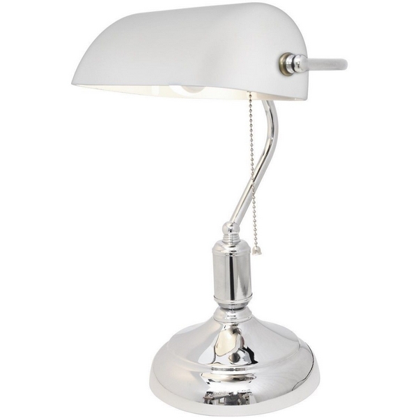 

Интерьерная настольная лампа Lumina Deco LDT 305 WT+CHR, Хром, LDT 305 WT+CHR