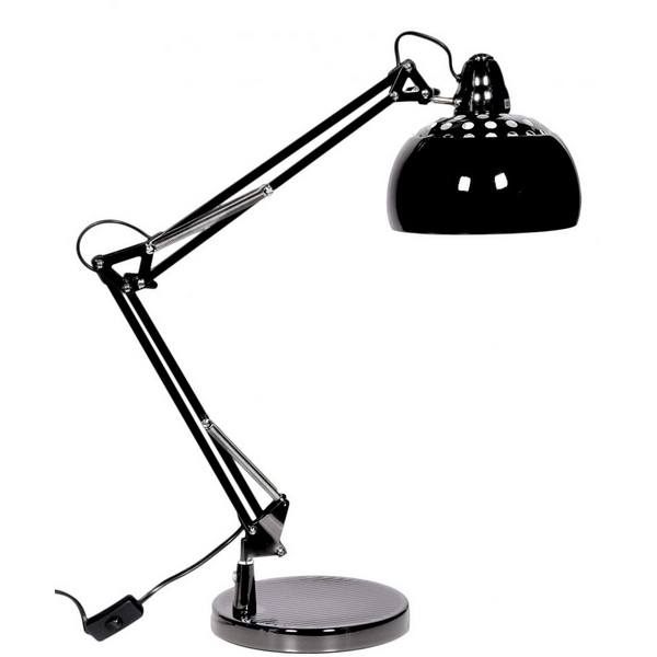 Офисная настольная лампа с выключателем Rigorria LDT 8815-3 BK (Lumina Deco)
