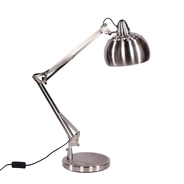 Офисная настольная лампа с выключателем Rigorria LDT 8815-3 SL (Lumina Deco)