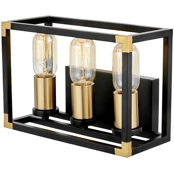 

Бра Lumina Deco LDW 1140-3 BK+MD, Золото, LDW 1140-3 BK+MD