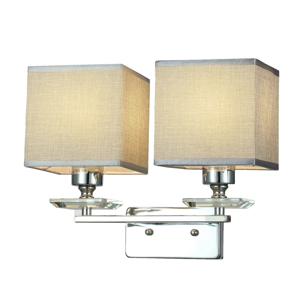 

Бра LDW 17100-2 CHR Lumina Deco Liniano форма куба, Серый, Liniano LDW 17100-2 CHR