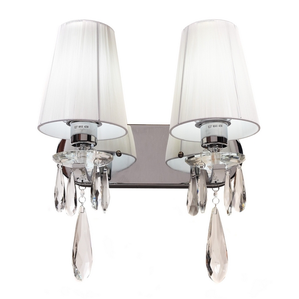 

Бра LDW 1726-2W CHR Lumina Deco Alessia, Белый, Alessia LDW 1726-2W CHR