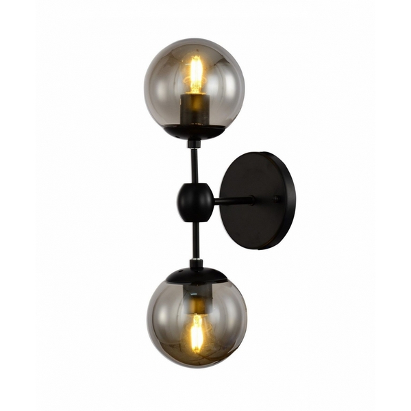 

Бра LDW 6001-2 BK Lumina Deco Zodiak, Черный, Zodiak LDW 6001-2 BK