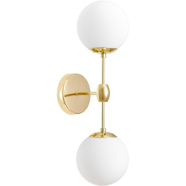 

Бра Lumina Deco Zodiak LDW 6001-2 GD+WT, Белый, Zodiak LDW 6001-2 GD+WT
