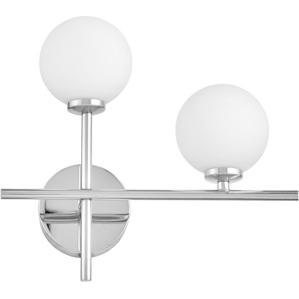 

Настенный светильник асимметрия Lumina Deco Marsiada LDW 6033N-2 RT CHR, Белый, Marsiada LDW 6033N-2 RT CHR