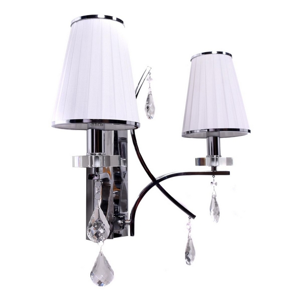 

Бра LDW 66247-2 WT+CHR Lumina Deco Glamour, Белый, Glamour LDW 66247-2 WT+CHR