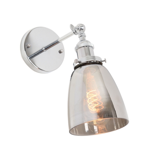 

Бра LDW 6800-1 CHR+GY Lumina Deco Fabi, Хром, Fabi LDW 6800-1 CHR+GY
