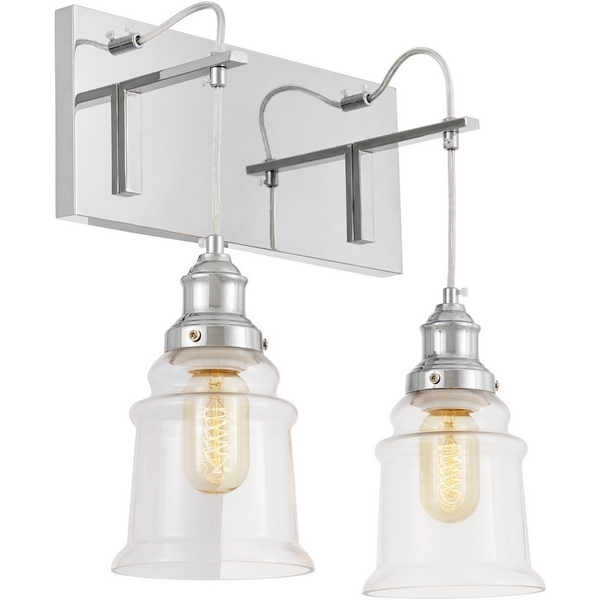 

Бра Lumina Deco Fredica Moletti LDW 6844-2 CHR+PR, Прозрачный, Moletti LDW 6844-2 CHR+PR