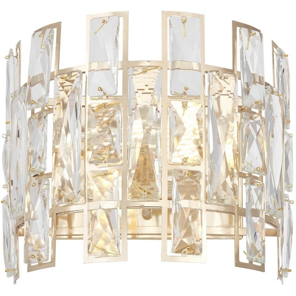 

Настенный светильник Lumina Deco Florina LDW 7041-2 F.GD, Прозрачный, Florina LDW 7041-2 F.GD