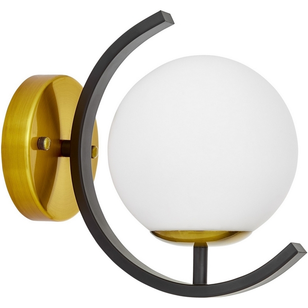 

Бра Lumina Deco Donzano LDW 8034-1 BK+MD, Белый, Donzano LDW 8034-1 BK+MD