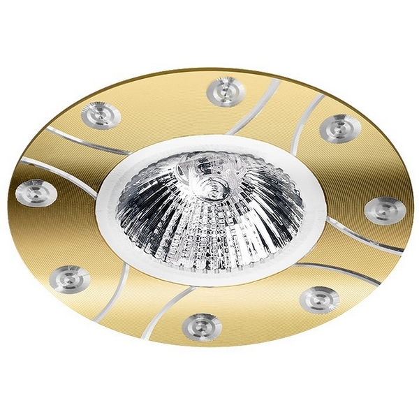 

Потолочный светильник точечный встраиваемые с цоколем gu5.3 Lumin'arte ALUM04GD-DL50GU5.3, Золото, ALUM04GD-DL50GU5.3