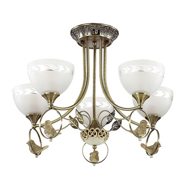 

Потолочная люстра с птичками Lumion Horas 3403/5C, Horas 3403/5C