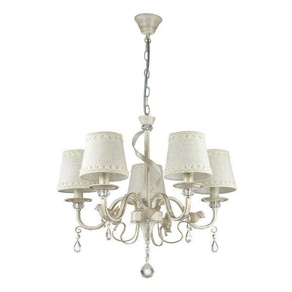 

Люстра с птичками хрусталем Freri 3404/5 (Lumion), Белый, Freri 3404/5
