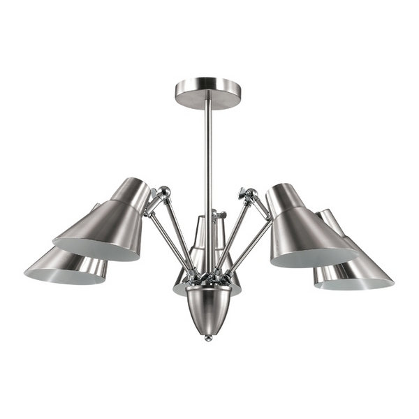 

Потолочная люстра Vittam 3590/5C (Lumion), Никель, Vittam 3590/5C