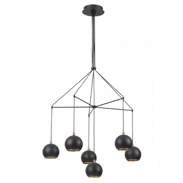 

Подвесной светильник паук Dondoo 3635/6 (Lumion), Черный, Dondoo 3635/6