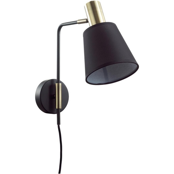 

Бра с вилкой Lumion Marcus 3638/1W, Черный, Marcus 3638/1W