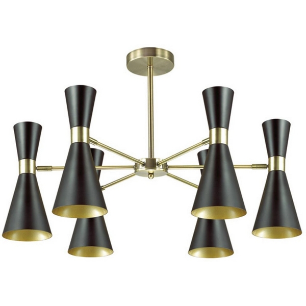 

Потолочная люстра Lumion Quinn 3662/6C, Черный, Quinn 3662/6C