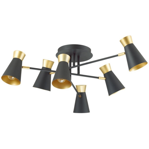

Потолочная люстра Lumion Liam 3790/6C, Черный, Liam 3790/6C