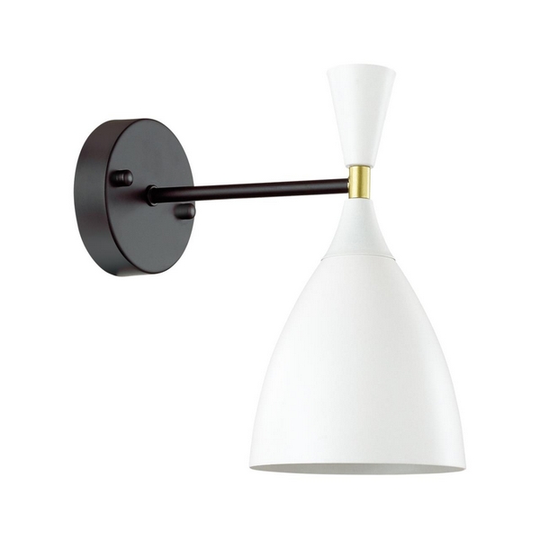 

Бра Lumion MODERNI OLIVER 4494/1W, Черно-белый, MODERNI OLIVER 4494/1W