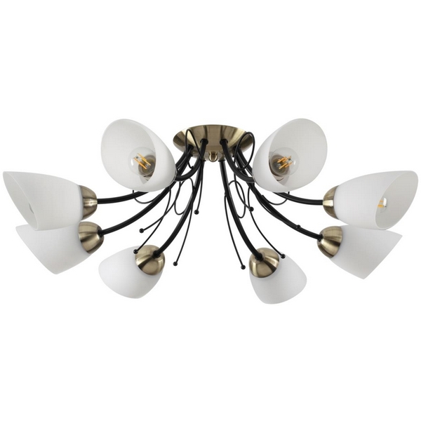 

Люстра потолочная черный, E27 8*40W Lumion Eliana 4592/8C, Бронза, Eliana 4592/8C